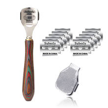 New Stainless Steel Foot Skin Shaver Corn Cuticle Cutter Remover Rasp Pedicure File Foot Callus 10 Blades Foot Care Tool 2020 2024 - buy cheap