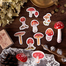 40packs/lot Mushroom Collection Mini Paper Sticker Decoration Diy Ablum Diary Scrapbooking Label Sticker School Stationery 2024 - buy cheap