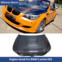 for E60 Engine Cover Carbon Fiber / Frp Engine Hood Bonnets for Bmw 5 Series E60 Engine Bonnet 2003-2009 2024 - buy cheap