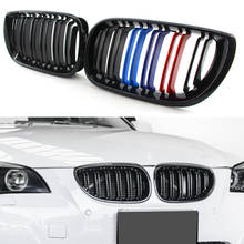 Car Kidney Grill Front Bumper 2 Slat Line Gloss Black Racing Grill For Bmw E46 3 Series 4 Door 2002-2005 Styling Accessories 2024 - buy cheap