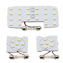 Luces de lectura LED para interior de coche, lámparas de techo para KIA RIO K2 2006-2017, Hyundai solaris Verna, 3 unids/set por juego 2024 - compra barato