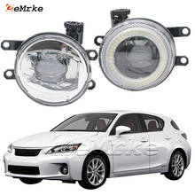 LED Angel Eyes DRL Daytime Running Lights with Lens Fog Lights Assembly for Lexus CT Ct200h 2011 2012 2013 2014 2015 2016 2017 2024 - buy cheap