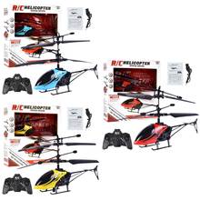 2.4Ghz 2 Channels Alloy Mini RC Helicopter with LED Light for Kids Adult Indoor RC Helicopter Best Gift for Boys Girls 2024 - buy cheap