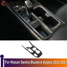 For Nissan Sentra Bluebird Sylphy 2020 2021 Gear Shift Panel Cover Car Decoration Trim Interior Accessories Car Styling 2024 - buy cheap