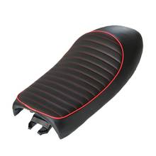 Universal Motorcycle Flat Brat Cafe Racer Seat - Comfortable Hump Styling Cushion, for Honda for Yamaha for Suzuki for Kawasak 2024 - buy cheap