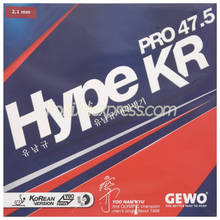 GEWO Hype KR PRO-esponja de Ping Pong, accesorio Original de goma para tenis de mesa, KR Pro 47,5 2024 - compra barato