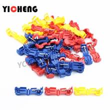 15pcs T-type quick connector crimp terminal cable convenient connector score lock quick connector T1 T2 T3 2024 - buy cheap