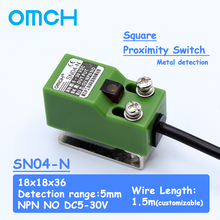 OMCH SN04-N Famous SN04N 4mm Approach Sensor NPN 3 wire NO 6-30V DC Inductive Proximity Switch 2024 - купить недорого