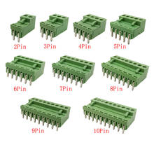 5Pair HT 3.96mm Pitch Screw Terminal Block 2P 3P 4P 5P 6P 7P 8P 9P 10Pin Right Angle Header Socket Plug PCB Cable Connector 2024 - buy cheap