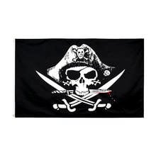 60X90/90X150CM Older Jolly Roger Skull Cross Bones Pirate Dead Mans Chest Flag For Decoration 2024 - buy cheap