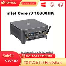 Игровой ПК Topton Intel Core i9 10980HK Xeon10885M, мини-пк 64 Гб DDR4 Φ SSD 3x 4K, дисплей Windows 10 Pro 2024 - купить недорого