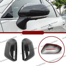 carbon fiber for Toyota Corolla E210 Car Rearview Cover Protector Interior Accessories 2019 2020 2021 2022 gr sport hybrid 2024 - buy cheap