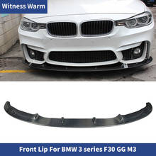 Car Carbon Fiber Front Bumper Spoiler Lip Auto Car Front Diffuser Cover for Bmw F30 GG M3 320 328 330 2012-2018 2024 - buy cheap