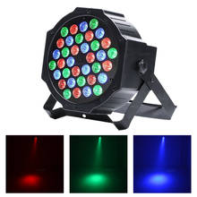 AUCD Mini 36W LED PAR Lamp Lumiere Sound Activated DMX RGB Disco Ball Spotlight Disco DJ Wedding Party Show Stage Spot Lights 2024 - compre barato
