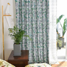 Cortinas modernas y sencillas para sala de estar, comedor, dormitorio, tela Jacquard sombreada 2024 - compra barato