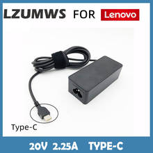 20V 2.25A 45W AC Laptop Charger Adapter For Lenovo X1 Carbon 2017 For Xiaomi 12.5/13.3 For DELL Type-C 2024 - buy cheap