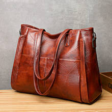 Women bags designer bags women shoulder bags Vintage PU Leather luxury handbags Large Capacity Tote Bags for women sac a main 2024 - buy cheap
