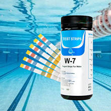 50PCS 7 in 1 Aquarium Fish Tank Water Test Strips Papers for Testing PH Total Alkali Nitrite Residual Chlorine Hardness Bromine 2024 - buy cheap