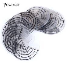 50pcs Round Heat Protector Shields Heat Insulation Sheet Protector Shield Scale Mark Tip Keratin Hair Extensions Styling Tool 2024 - buy cheap