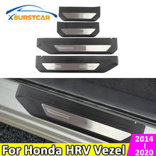 Xburst Car Styling Scuff Plate Door Sill Guard Thresholds Cover Trims Protector for Honda HRV HR-V Vezel 2014-2020 Accessories 2024 - buy cheap