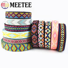8Meters 25mm Polyester Jacquard Webbings Ethnic Lace Ribbons For Bag Strap Sewing Tape Bias Binding DIY Garment Accessories 2024 - buy cheap