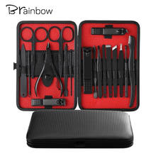 Brainbow Professional 18pcs/pack Pro Nail Manicure Set &Kit for Women Men Face/Foot/Hand Care  Nail Clippers Pedicure Tools Set 2024 - buy cheap