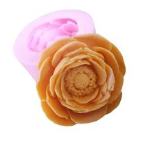 Peony Shape Aromatherapy Silicone Mold Gypsum form DIY Handmade Aromatherapy Candle Ornaments Handicrafts Soap Mold Hand Gift 2024 - buy cheap