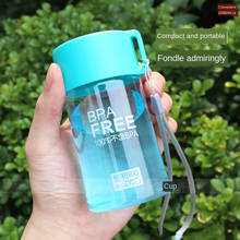 Mini copo de água portátil de plástico, copo pequeno de água à prova de vazamento 2024 - compre barato