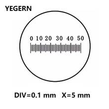 Micrômetro para microscópio biológico, óculos, lente grátis, medição de vidro, régua, div, 0.1mm de diâmetro, 19mm, cat903 c3 2024 - compre barato