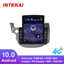 Radio con GPS para coche, reproductor multimedia con pantalla Tesla de estilo Vertical de 9,7 pulgadas, Android, autorradio, para Honda JAZZ FIT LHD 2007 2016 2024 - compra barato