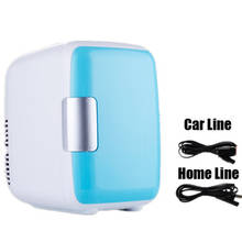 Dual-Use 4L Home Car Use Refrigerators  Mini Refrigerators Freezer Cooling Heating Box Cosmetic Fridge Makeup Refrigerators 2024 - buy cheap