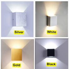 6W Up and Down Wall Lamps gold silver LED Aluminium Wall Light LED Wall Lamp For Bedroom Living Room Corridor Aside Lighting 2024 - buy cheap