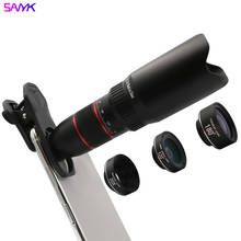 Sanyk-lente de telescópio hd 22x, conjunto de lentes de ângulo amplo, lente de macro, olho de peixe, lente original autêntica 2024 - compre barato