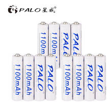 PALO AAA battery 1100mAh 1.2v AAA rechargeable battery 3A NIMH batteries for camera MP3 mp4 microphone placement battery 2024 - buy cheap