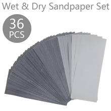 36Pcs Sandpaper 400/600/800/1000/1200/1500/2000/3000 Grit Sand Paper Sanding Discs Wet & Dry Paper Parts 2024 - buy cheap