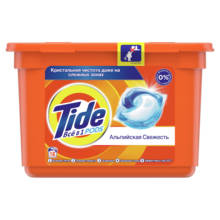 Capsules for washing Tide Pods all-in-1 Alpine freshness, 18 PCs. 2024 - buy cheap