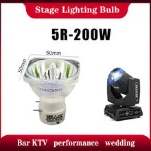 Barato lâmpada 5r feixe lâmpada de alta qualidade 200 w 5r lâmpada msd 5r moving head para iluminação palco 2024 - compre barato
