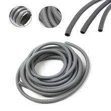 Manguera Flexible de tubo corrugado PP15.8 PP21.2 gris/blanco, 2 ~ 20m de largo, polipropileno (PP), conducto de Cable, 1 ud. 2024 - compra barato