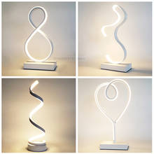 Nordic moderno led simples lâmpadas de mesa decoração interior luz quarto lâmpada mesa leitura estudo criatividade luzes luminárias 2024 - compre barato