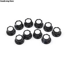 10pcs/pack Black Potentiometer Knob Rotary Cap MF-A01 A01 Potentiometer Bakelite Governor knob Material Plastic Metal 2024 - buy cheap