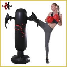 Vertical Inflatable Boxing Bag in Bull Devil design Thickening Pillar Tumbler Fight Punching Bag for Indoor Fitness Training 2024 - buy cheap