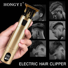 2021 USB T9 Rechargeable Hair Clipper Professional Electric Cordless Shaver Hair Trimmer for Men Barber Machine Men Beard