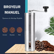 manual coffee grinder Mini Stainless Steel Hand Handmade Coffee Bean Burr Grinders Mill Kitchen Tool Grinders Coffee Accessories 2024 - купить недорого
