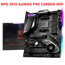 Новинка, MSI MPG X570 GAMING PRO, карбоновая лампа DDR4 4400 МГц PCIe 4,0 HDMI 1,4 M.2 CrossFire AMD X570, настольная пластина-мама AM4 2024 - купить недорого