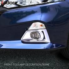 Para nissan altima 2019 2020 edição um abs chrome frente foglight nevoeiro luz capa guarnição do carro proteger adesivo exterior acessórios 2024 - compre barato