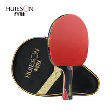 Huieson 5 Star Ping Pong Racket Carbon Fiber Table Tennis Racket For Double Pimples-in Rubber 2024 - buy cheap