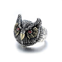 Flying Phoenix BOCAI-anillos de plata tailandesa para hombre y mujer, sortija de plata de ley S925 para hombre, joyería de moda de nuevo estilo 2020 2024 - compra barato