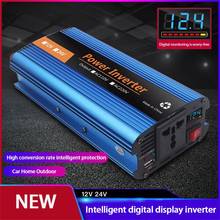 Home Car Modified Sine Wave Inverter DC 12v/24v To AC 220V 4000W/6000W Voltage Transformer Power Converter Solar Inverter