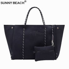 Bolsa feminina de luxo para praia, bolsa de ombro transversal, de neoprene, saco leve, para mulheres 2024 - compre barato