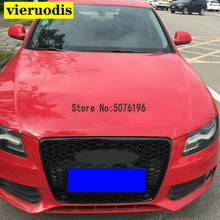 A4 B8 Matt Silver Frame Front Bumper Mesh Grill Grilld For Audi A4 S4 RS4 2009 ~ 2012 2024 - buy cheap